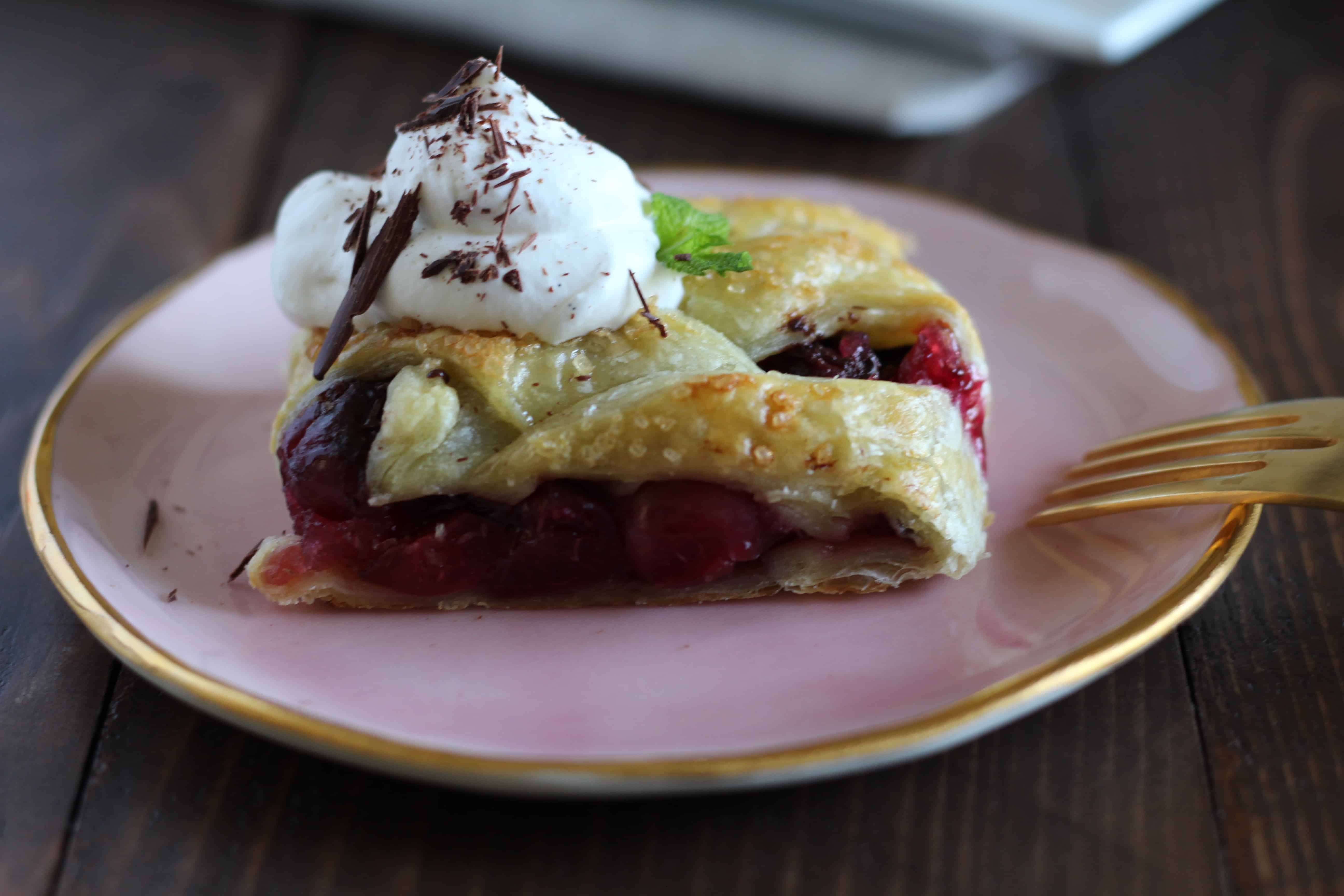 Cherry and Chocolate Pastry